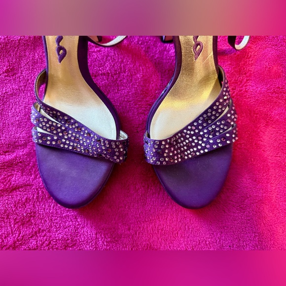 Nina Rhinestone Heels - Picture 3 of 5